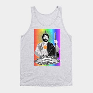 ST. JUDE THADDEUS - RAINBOW BACKGROUND Tank Top